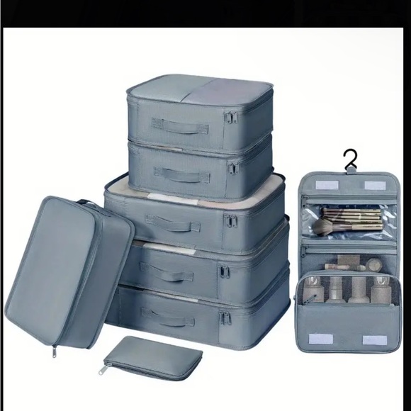 8PCS Cactus packing cubes - Picture 6 of 6